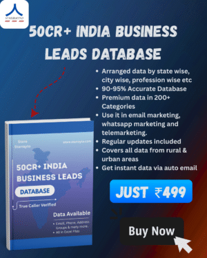 50Cr+ India Business Leads Database