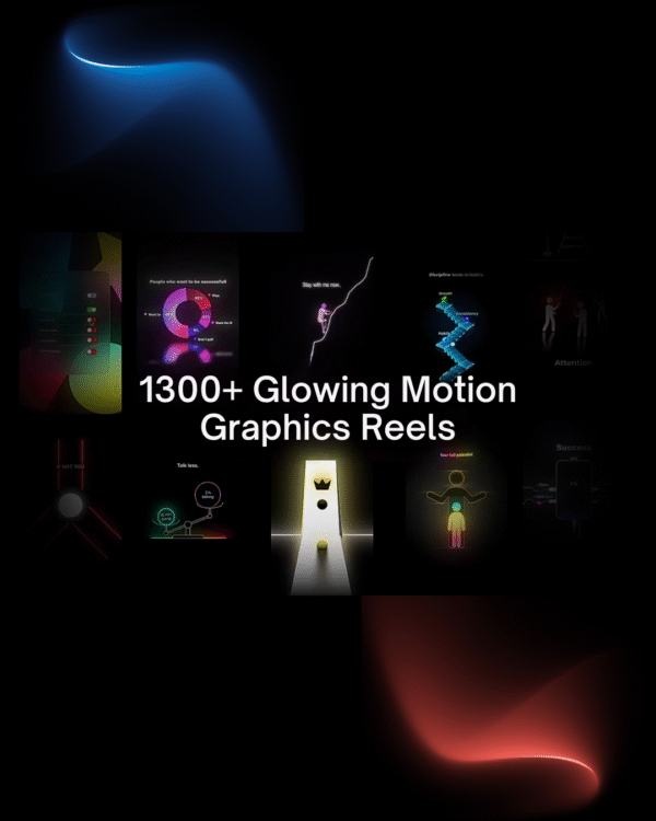 Glowing Motion Graphics Reels Starrayto